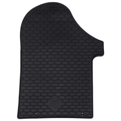 Автомобилен килим 2 pcs Черно TPE