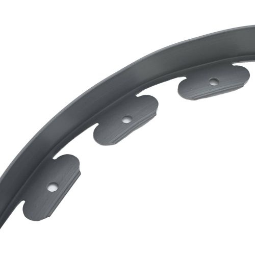 Ограничители за тревни площи Сив 4000 x 4 x 5 см Пластмаса