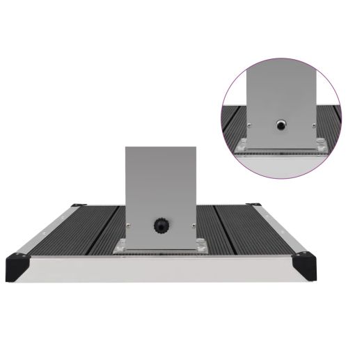 Градински душ с корито, WPC, неръждаема стомана