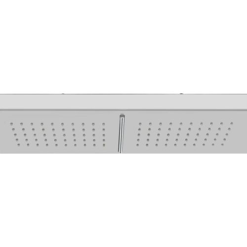 Градински душ с корито, WPC, неръждаема стомана
