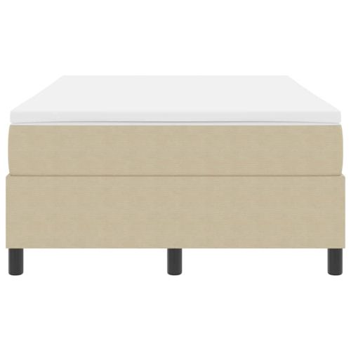 Легло с пружинирана основа Светлосив и бял 120 x 200 cm