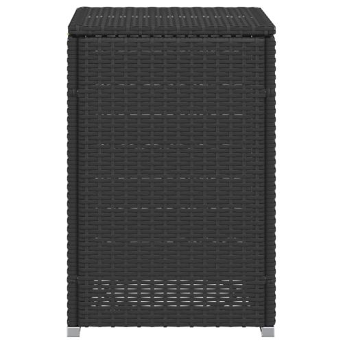 Покриваща маса резервоар за пропан черна 40x40x60 см полиратан