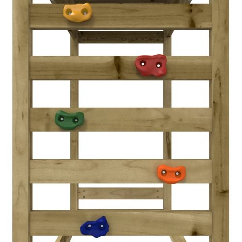 Комбинирано детско съоръжение за игра, импрегниран бор