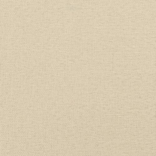 Боксспринг легло с матрак, кремаво, 120x190 см, плат