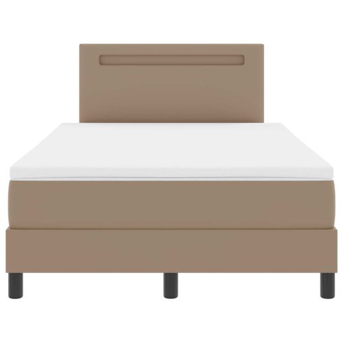 Легло с пружинирана основа Капучино 120 x 200 cm Изкуствена