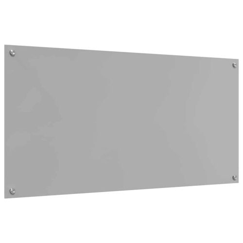 Кухненски гръб 2 pcs Светлосиво 120 x 60 cm закалено стъкло