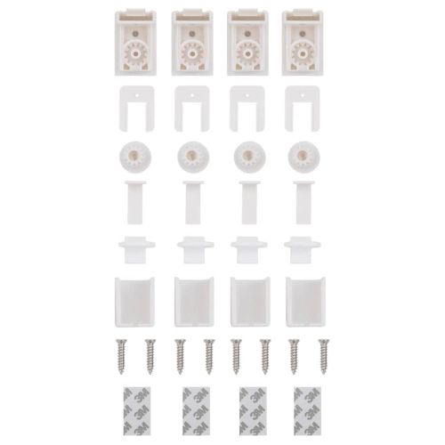 Плисирана щора Светло сиво 55x100 cm Ширина на плата 54,4 cm