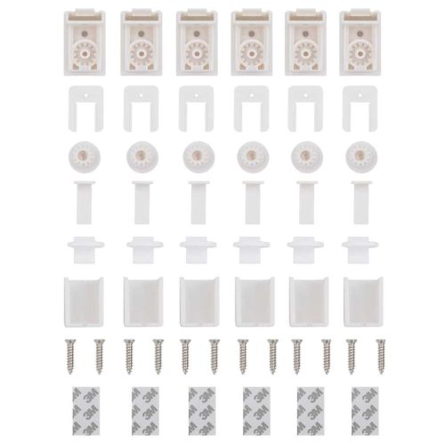 Плисирана щора Бяла 120x100 cm Ширина на плата 119,4 cm