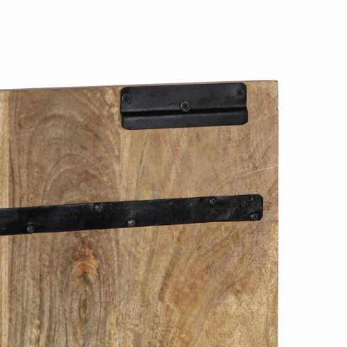 табла за глава 200 cm масивна груба дървесина манго