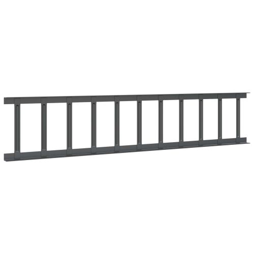 Снегозадържател за покрив Антрацит 1200 x 2,5 x 20 см Стомана