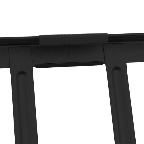 Снегозадържател за покрив Черно 300 x 29,5 x 34,5 см Стомана