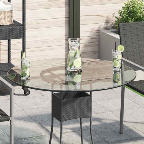 Темпериран стъклен плот за кръгла маса, 800 мм