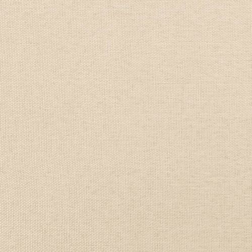 Боксспринг легло с матрак и LED, кремаво, 120x190 см, плат