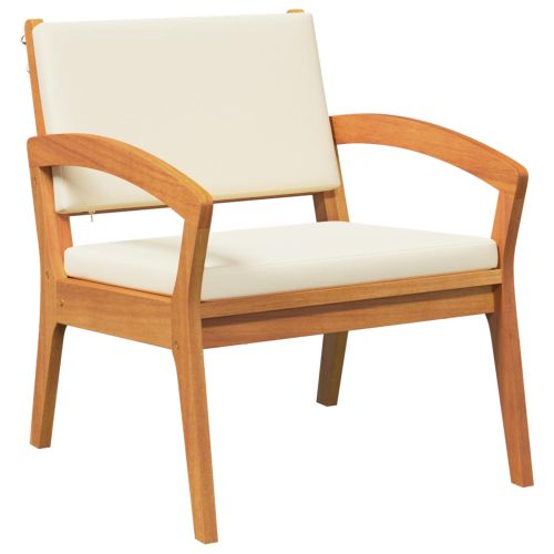 Бистро комплект с възглавница 4 pcs Кафяво Полиестер