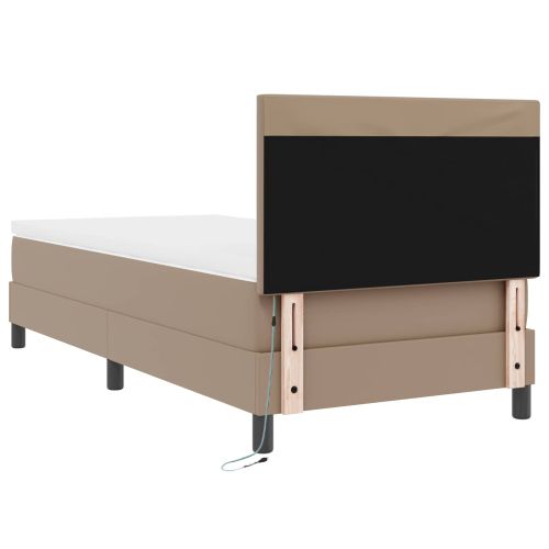 Легло с пружинирана основа Капучино 90 x 200 cm Изкуствена