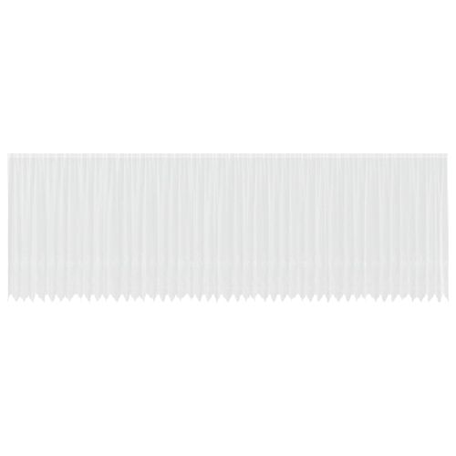 Перде от дантела С завеси Флорален Бяло 220 x 1200 cm Полиестер