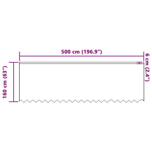 Перде от дантела С завеси Флорален Бяло 160 x 500 cm Полиестер