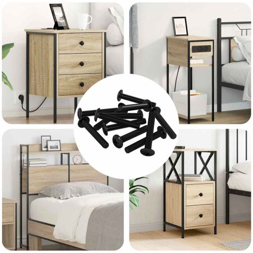 Винт 12 pcs Сребрист 5 x 30 мм Желязо