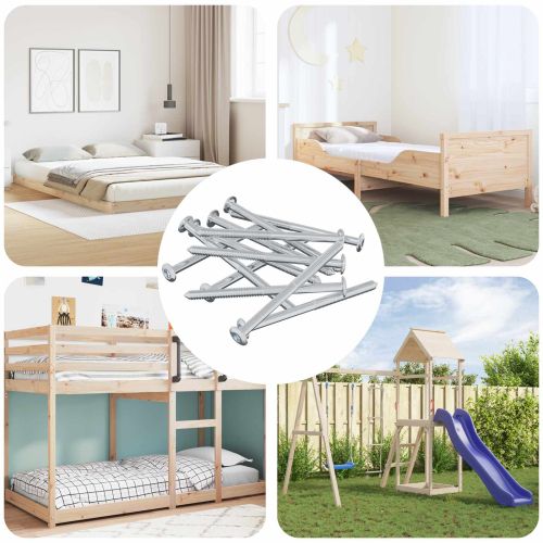 Винт 12 pcs Сребрист M6 x 85 мм Стомана