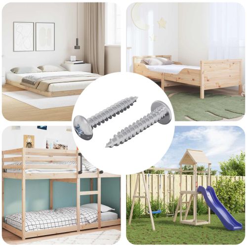 Самонарезен гвоздей 2 pcs Цинковано 4 x 25 мм Стомана