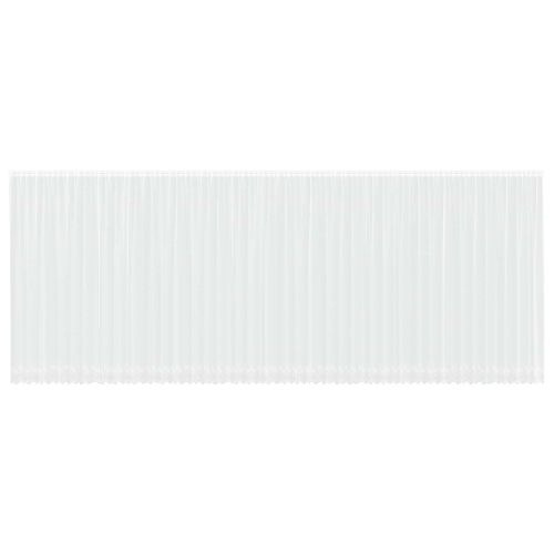 Перде от дантела С завеси Флорален Бяло 260 x 1200 см Полиестер