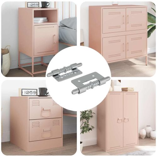 Ключалка 2 pcs Сребрист 46 x 17 x 1,2 мм Стомана