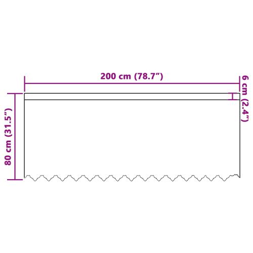 Перде от дантела С завеси Флорален Бяло 80 x 200 cm Полиестер