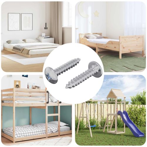 Самонарезен гвоздей 2 pcs Цинковано 4 x 20 мм Стомана