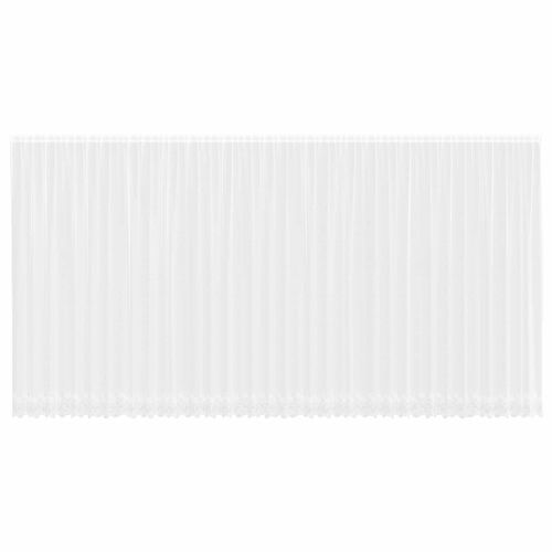 Перде от дантела С завеси Флорален Бяло 300 x 900 cm Полиестер
