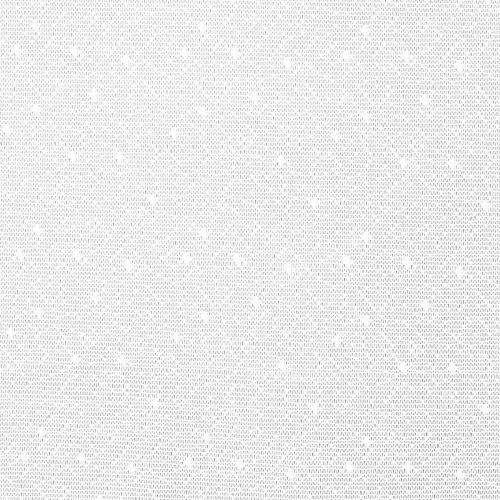 Перде от дантела С завеси Флорален Бяло 245 x 500 см Полиестер