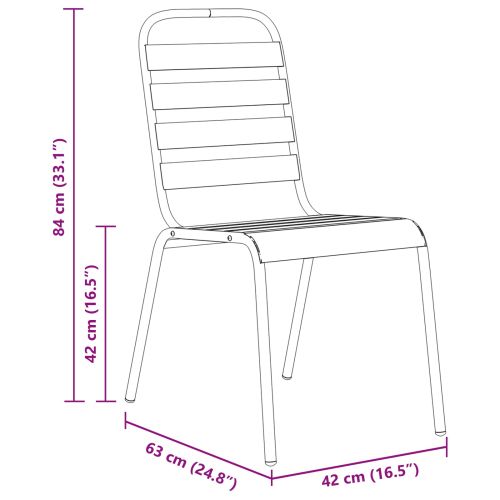 Комплект за хранене в градината 11 pcs Антрацит