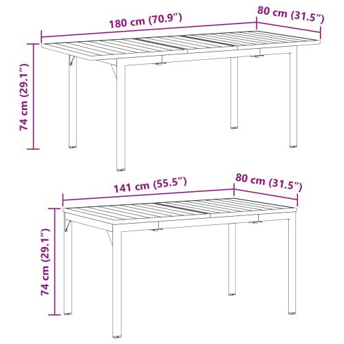 Комплект за хранене в градината 9 pcs Черно полиратан