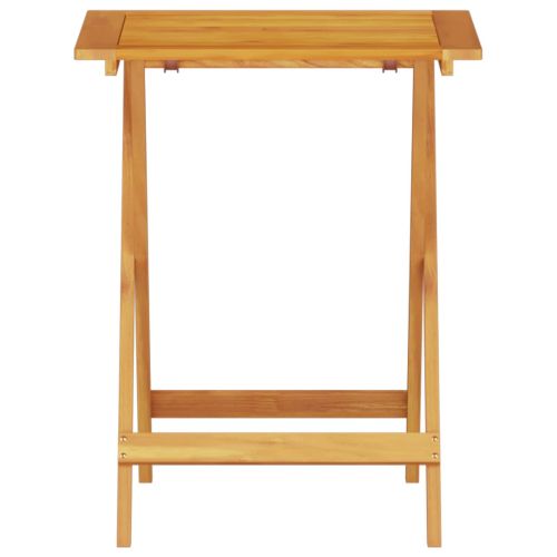 Сгъваем комплект мебели за бистро 3 pcs Кафяво