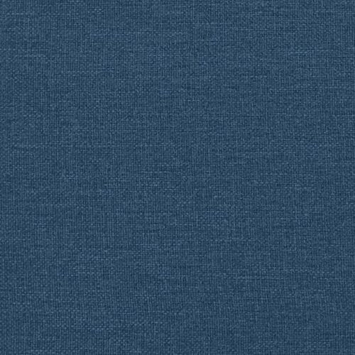 Боксспринг легло с матрак, синьо, 140x200 см, плат