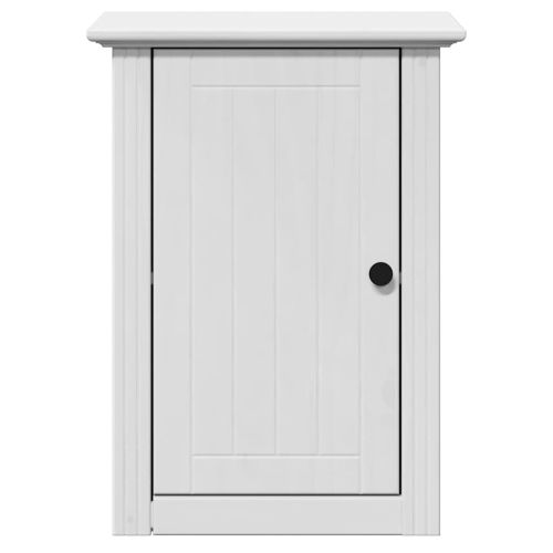 Комплект мебели за баня от 3 части BODO бял бор масив