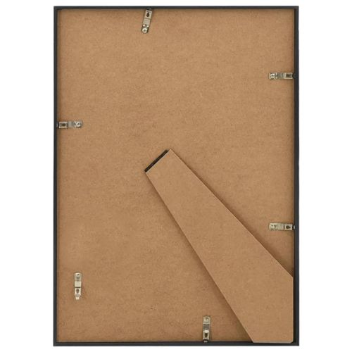 Фоторамки за колаж, 3 бр, за маса, черни, 18x24 см, МДФ