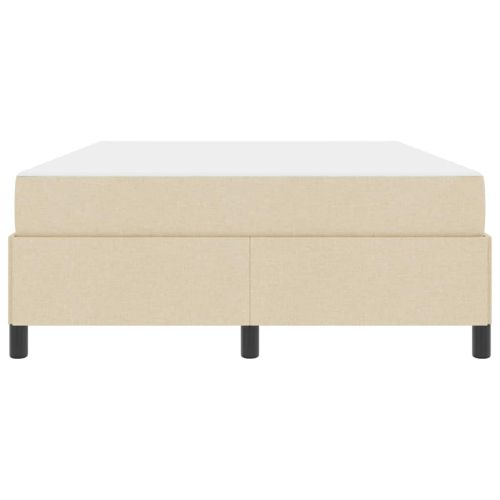 Легло с пружинирана основа с матрак Крем 140 x 190 cm текстил