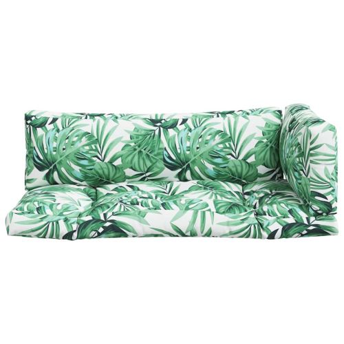 Палетни възглавници, 3 бр, на листа, текстил