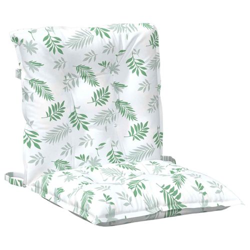 Възглавница за стол 6 pcs Бял 100 x 50 x 7 cm оксфорд