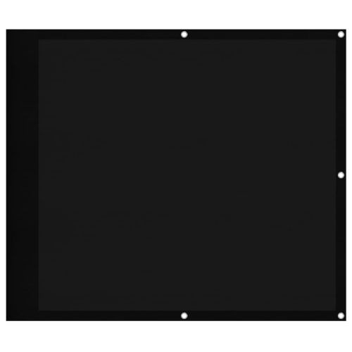 Балконски параван черен 90x800 см 100% полиестер оксфорд