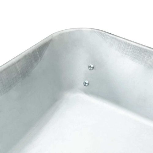 Количка Сребрист и Черен 124 x 73 x 65 см Стомана