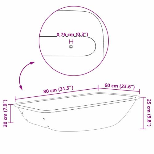 Подмяна на чиния за количка Сребрист 80 x 60 x 25 см Стомана