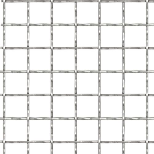 Гофрирана мрежа, неръждаема стомана, 100x85 см, 31x31x3 мм