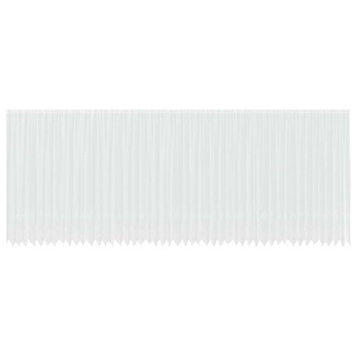 Перде от дантела С завеси Флорален Бяло 280x1200см Полиестер