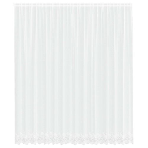 Перде от дантела С завеси Бяло 400 ×300 cm Полиестер
