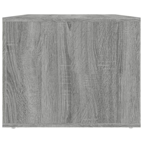 Кафе маса, сив сонома, 80x50x40 см, инженерно дърво