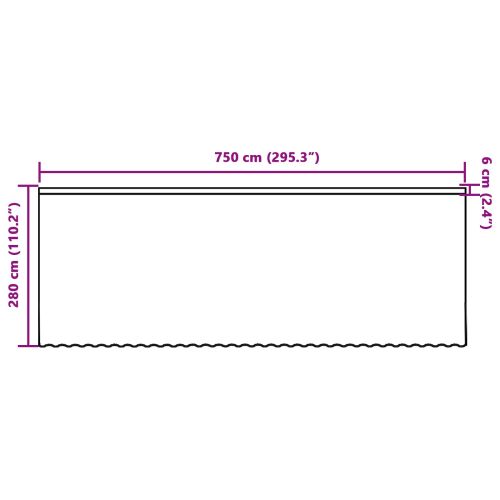 Перде от дантела С завеси Флорален Бяло 280 x 750 см Полиестер