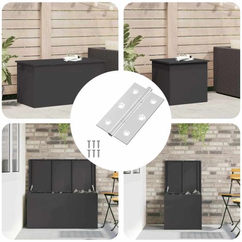 Панта Едноцветен 12 pcs Сребрист 58 x 35 x 1 мм Стомана