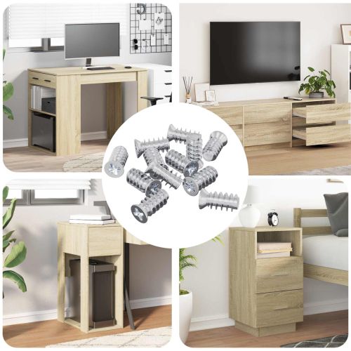 Винт 10909 pcs Сребрист M6 x 12 мм Желязо