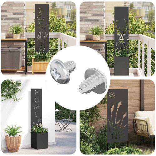 Заключващи винтове 2 pcs Сребрист M4 x 5 мм Желязо